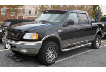 المواصفات والتفاصيل التقنية الكاملة 1999 Ford F-Series F-150 X SuperCrew 4.6 V8 Triton (231 Hp) Automatic