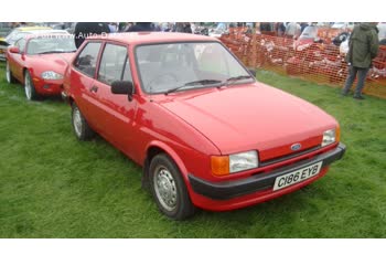 المواصفات والتفاصيل التقنية الكاملة 1984 Ford Fiesta II (Mk2) 1.6 XR2 (FBD) (95 Hp)