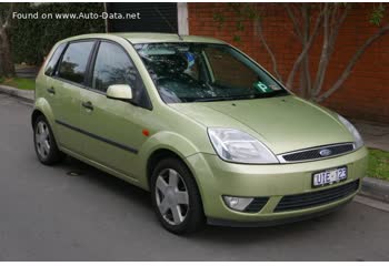 Full specifications and technical details 2001 Ford Fiesta VI (Mk6) 5 door 1.4 Duratec (80 Hp) Durashift EST