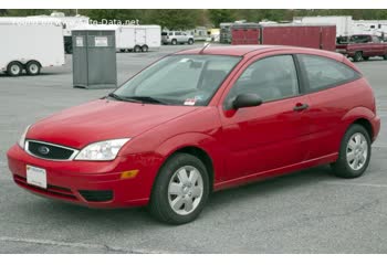 Full specifications and technical details 1999 Ford Focus Hatchback (USA) 2.0 i 16V ZX3 (131 Hp)