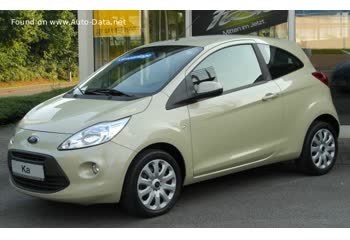 Full specifications and technical details 2009 Ford KA II 1.3 TDCi (75 Hp) DPF