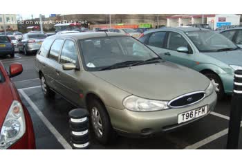 المواصفات والتفاصيل التقنية الكاملة 1996 Ford Mondeo I Wagon (facelift 1996) 2.0i (130 Hp) Automatic