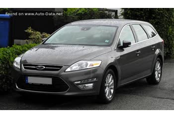 المواصفات والتفاصيل التقنية الكاملة 2010 Ford Mondeo III Wagon (facelift 2010) 2.0 TDCI (163 Hp) Duratorq PowerShift