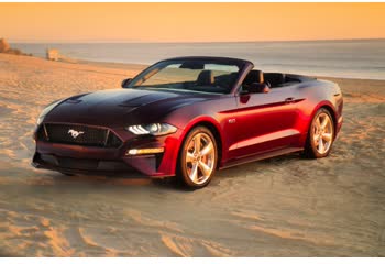 المواصفات والتفاصيل التقنية الكاملة 2017 Ford Mustang Convertible VI (facelift 2017) GT 5.0 Ti-VCT V8 (460 Hp)