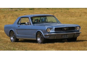 Full specifications and technical details 1964 Ford Mustang I 4.7 V8 (210 Hp)