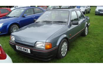 Full specifications and technical details 1986 Ford Orion II (AFF) 1.6 CAT (90 Hp)