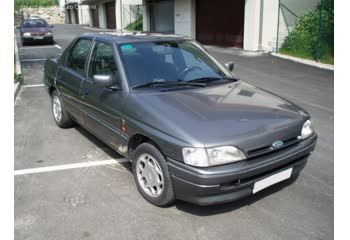 Full specifications and technical details 1990 Ford Orion III (GAL) 1.8 D (60 Hp)