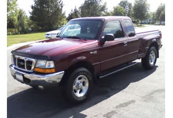 Full specifications and technical details 1998 Ford Ranger I Super Cab 2.5 TDCi (109 Hp)