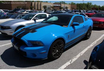 Vollständige Spezifikationen und technische Details 2013 Ford Shelby II (facelift 2010) GT 500 5.8 V8 (672 Hp)