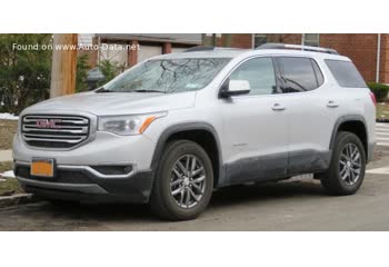 المواصفات والتفاصيل التقنية الكاملة 2016 GMC Acadia II 3.6 V6 (310 Hp) AWD Automatic