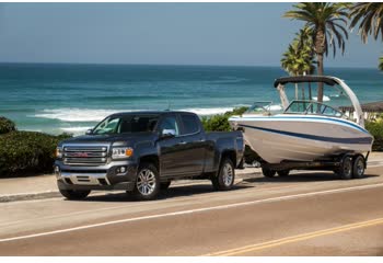 المواصفات والتفاصيل التقنية الكاملة 2015 GMC Canyon II Crew cab Long box 3.6 V6 (308 Hp) 4WD Automatic