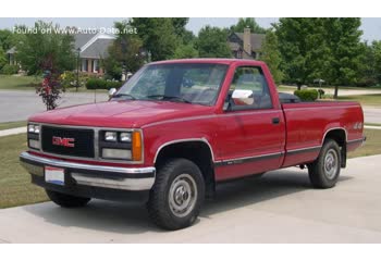 Full specifications and technical details 1989 GMC Sierra 1500 I (GMT400) Regular cab LWB Wideside 6.2 diesel V8 (135 Hp) 4WD