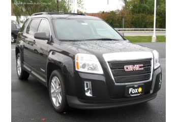 المواصفات والتفاصيل التقنية الكاملة 2010 GMC Terrain I 3.6 V6 (301 Hp) AWD Automatic