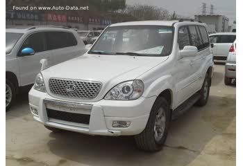 Full specifications and technical details 2014 Hawtai Terracan 2.4 (125 Hp) 4x4