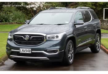 المواصفات والتفاصيل التقنية الكاملة 2017 Holden Acadia 3.6 (231 Hp) Step Gear