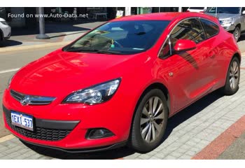 المواصفات والتفاصيل التقنية الكاملة 2015 Holden Astra (PJ) GTC 1.6 (170 Hp) Automatic