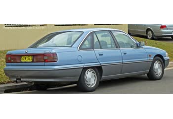 Full specifications and technical details 1990 Holden Calais (VP, facelift 1991) 5.0 i V8 (224 Hp)