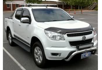 Full specifications and technical details 2012 Holden Colorado II Crew Cab 2.8 Duramax 2 (200 Hp) 4x4 Automatic