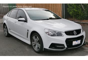 المواصفات والتفاصيل التقنية الكاملة 2014 Holden Commodore Sedan IV (VF) 3.6 SIDI V6 (286 Hp) Automatic