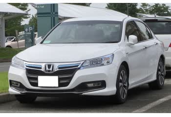 Full specifications and technical details 2013 Honda Accord IX 2.0 (196 Hp) Plug-in Hybrid e-CVT