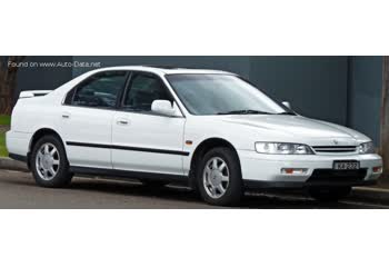 Full specifications and technical details 1993 Honda Accord V (CC7) 2.3 i SR (158 Hp)