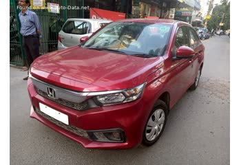 Full specifications and technical details 2018 Honda Amaze II 1.2 i-VTEC (90 Hp)