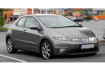 المواصفات والتفاصيل التقنية الكاملة 2009 Honda Civic VIII Hatchback 5D 1.4 i-VTEC (100 Hp)