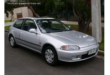 1991 Honda Civic V Hatchback 1.5i 16V (90 Hp) thumb image