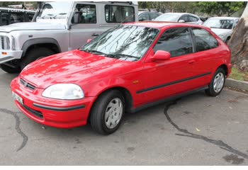 المواصفات والتفاصيل التقنية الكاملة 1995 Honda Civic VI Hatchback 1.6 16VTi (160 Hp)