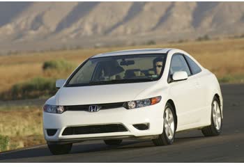 المواصفات والتفاصيل التقنية الكاملة 2005 Honda Civic VIII Coupe Si 2.0 i-VTEC (197 Hp)