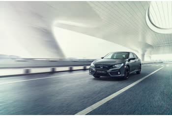 المواصفات والتفاصيل التقنية الكاملة 2019 Honda Civic X Hatchback (facelift 2020) 1.5i (180 Hp) CVT