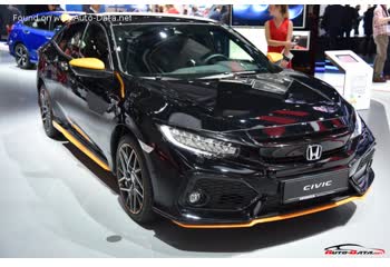 المواصفات والتفاصيل التقنية الكاملة 2017 Honda Civic X Hatchback 1.5 VTEC (182 Hp) Turbo