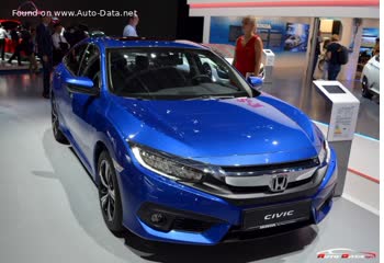 المواصفات والتفاصيل التقنية الكاملة 2016 Honda Civic X Sedan 2.0 (158 Hp)