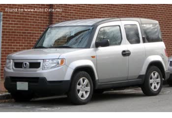 Full specifications and technical details 2008 Honda Element I (facelift 2008) 2.4 (166 Hp)