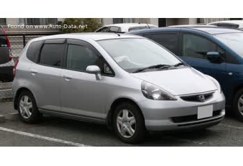 Full specifications and technical details 2001 Honda Fit I 1.3 i (86 Hp)