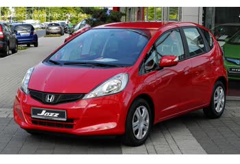 المواصفات والتفاصيل التقنية الكاملة 2011 Honda Jazz II (facelift 2011) 1.4 i-VTEC (99 Hp) CVT