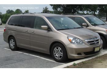 المواصفات والتفاصيل التقنية الكاملة 2004 Honda Odyssey III 2.4 i 16V 4WD (160 Hp)