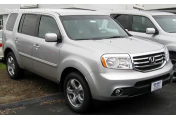 المواصفات والتفاصيل التقنية الكاملة 2012 Honda Pilot II (facelift 2012) 3.5 V6 (253 Hp) Automatic