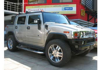 المواصفات والتفاصيل التقنية الكاملة 2007 Hummer H2 SUT 6.2i V8 (398 Hp) 4x4 Automatic