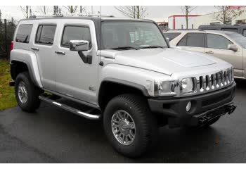 المواصفات والتفاصيل التقنية الكاملة 2007 Hummer H3 5.3i V8 (305 Hp) 4x4 Automatic