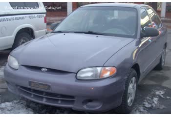 المواصفات والتفاصيل التقنية الكاملة 1995 Hyundai Accent I 1.5 i 12V (92 Hp)