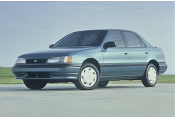 المواصفات والتفاصيل التقنية الكاملة 1990 Hyundai Elantra I 1.6 i.e. 16V (106 Hp)