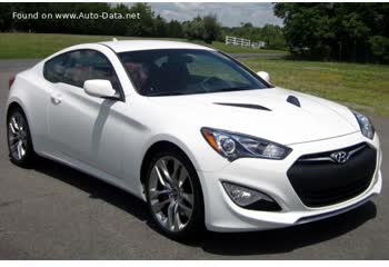 Full specifications and technical details 2012 Hyundai Genesis Coupe (facelift 2012) 3.8 GDi V6 (347 Hp)