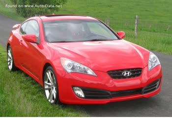 Full specifications and technical details 2009 Hyundai Genesis Coupe 3.8 V6 24V (306 Hp) Automatic