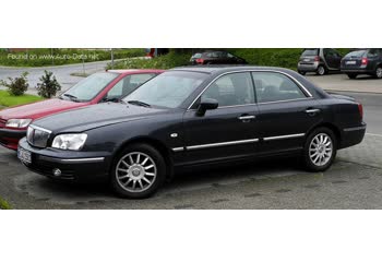 المواصفات والتفاصيل التقنية الكاملة 2003 Hyundai Grandeur III (XG, facelift 2003) 3.0i V6 (182 Hp) Automatic