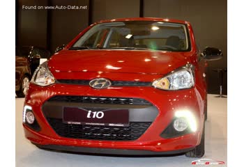 Full specifications and technical details 2013 Hyundai i10 II 1.0 16V (67 Hp) LPG