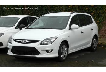 المواصفات والتفاصيل التقنية الكاملة 2010 Hyundai i30 I CW (facelift 2010) 1.6 CRDi (116 Hp) Automatic