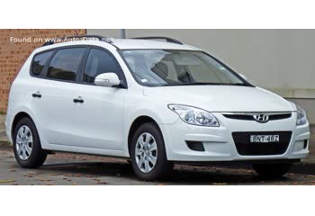 Full specifications and technical details 2008 Hyundai i30 I CW 1.6 CRDi (90 Hp)