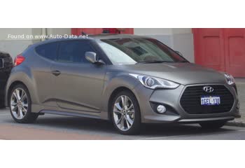 Full specifications and technical details 2015 Hyundai Veloster (facelift 2015) 1.6 (186 Hp) Automatic