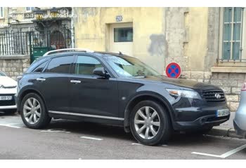 Full specifications and technical details 2006 Infiniti FX I (facelift 2006) 45 V8 32V (328 Hp) AWD